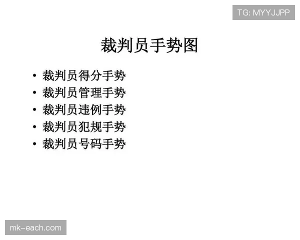篮球裁判手势规则解析：看懂赛场判罚信号